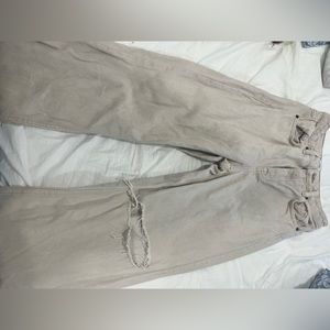 Pair of Light Wash Jeans from European brand Bershka.